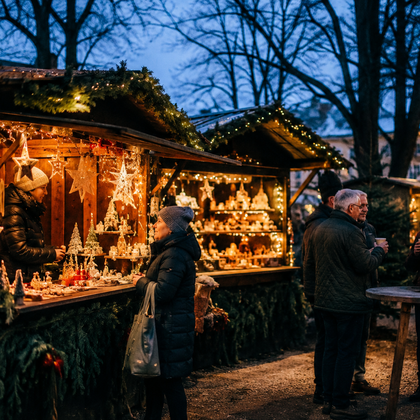 cozy christmas markets