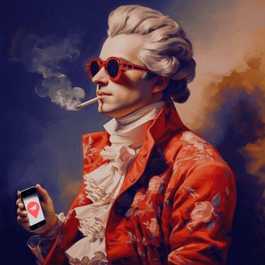smoking mozart