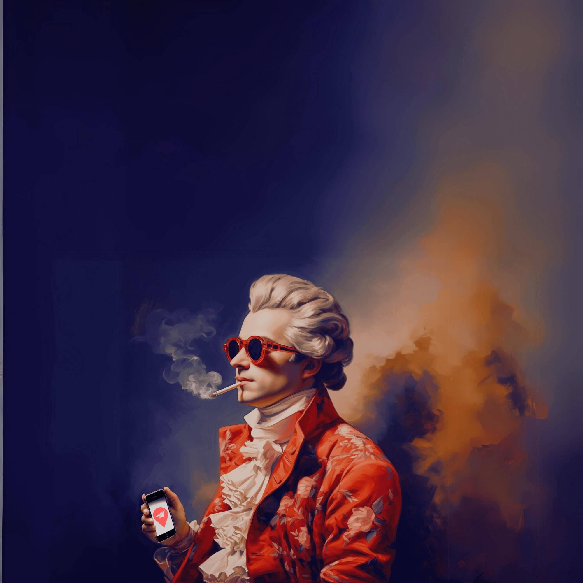 smoking mozart